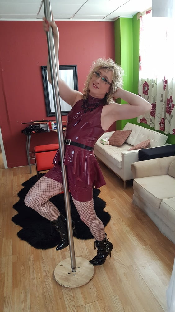 Latex Dress Pole Dance Essex Girl Lisa Milf Slut #106811682