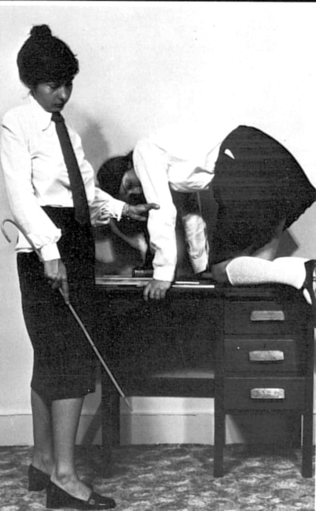 Vintage B-W Spanking #93870302