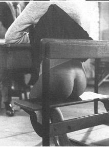 Vintage B-W Spanking #93871028