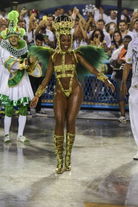 ブラジルの黒檀の少女のカーニバル 2020
 #102643106