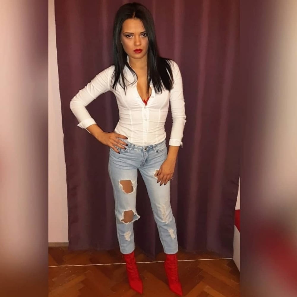 Serbian hot skinny whore girl beautiful ass Nevena Nena Nis #106233405