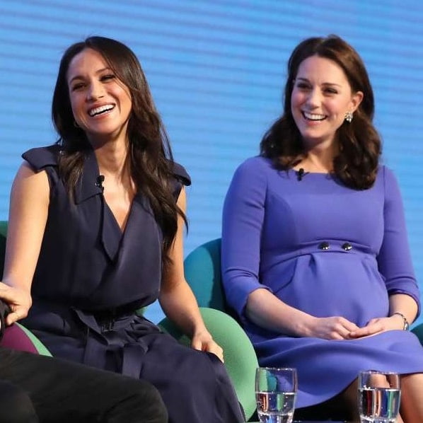 Kate Middleton &amp; Meghan Markle pulling lots of cute faces #97927658