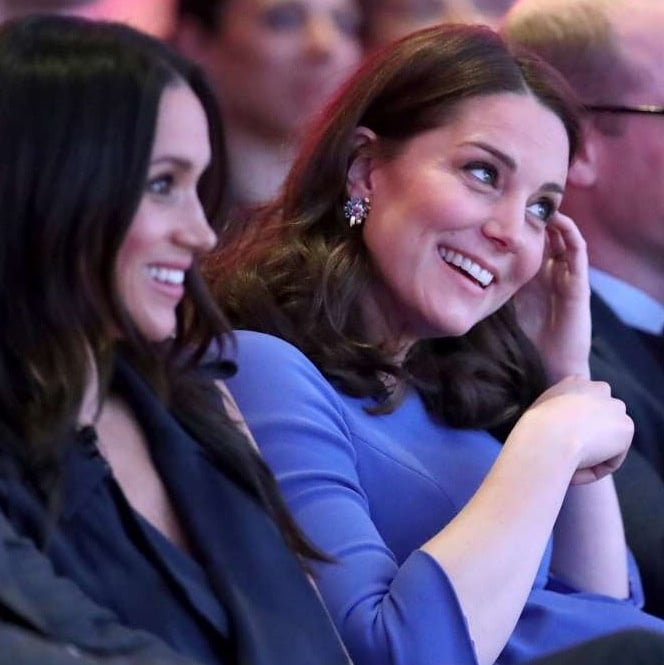 Kate Middleton &amp; Meghan Markle pulling lots of cute faces #97927665
