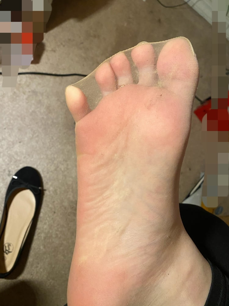 My Daily sweaty big nylon feet #102153385