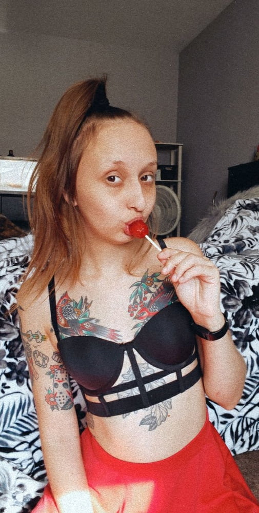 22 yo small tattooed US Nympho slut - private selfie pics #93197495
