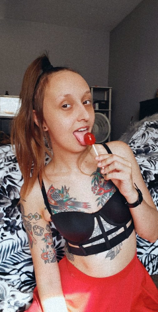 22 yo small tattooed US Nympho slut - private selfie pics #93197498