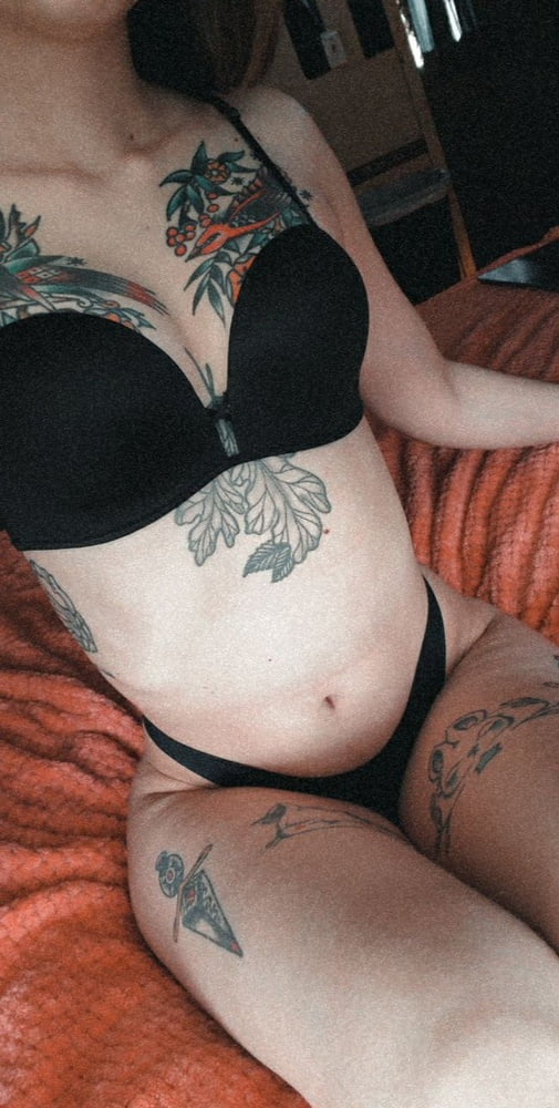22 yo small tattooed US Nympho slut - private selfie pics #93197621