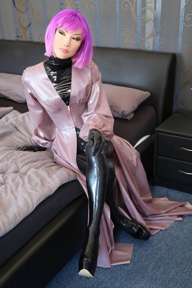 rubber and pvc fetish #87732527