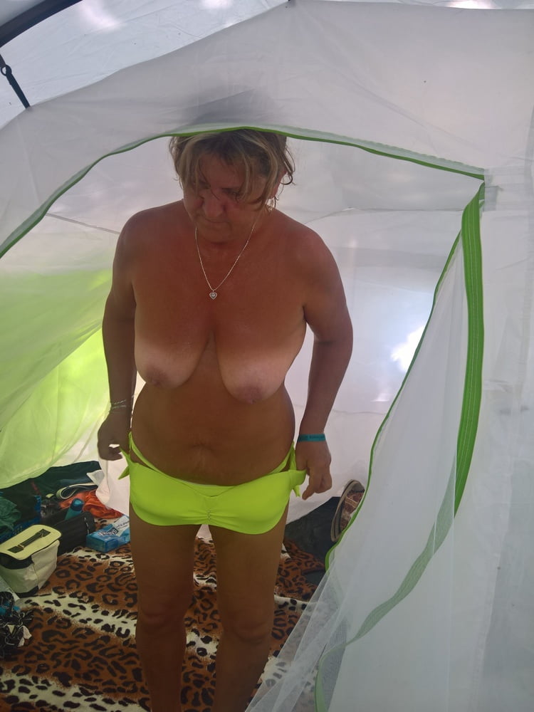 Doris in a tent. #80064279