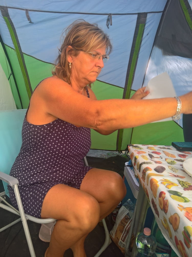 Doris in a tent. #80064435