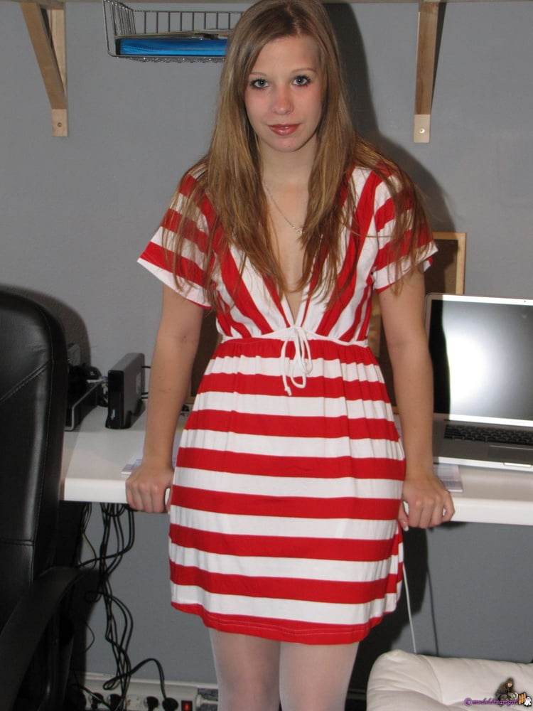 CINDY IN RED &amp;WHITE STRIPES #87989616