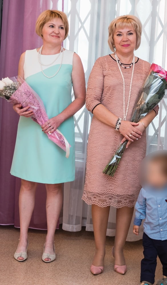 Pantyhosed Bride and Mother in Law #102344550