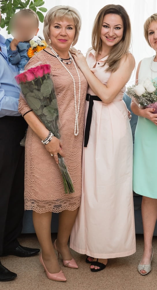 Pantyhosed Bride and Mother in Law #102344565