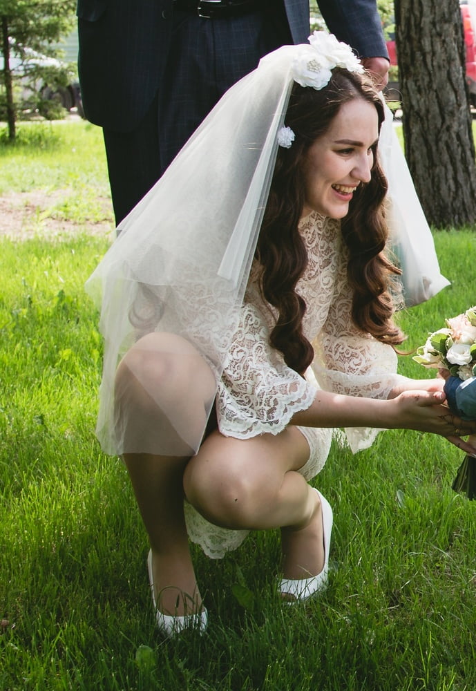 Pantyhosed Bride and Mother in Law #102344571