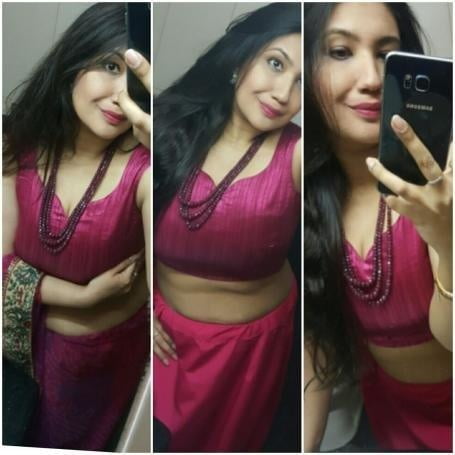 Mariée indienne - seins énormes - selfies divulgués
 #105034200