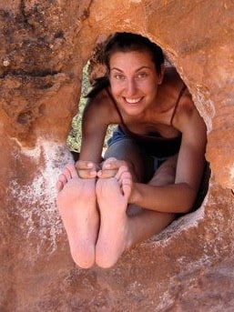 コロラドの女の子と大きな足
 #90411910