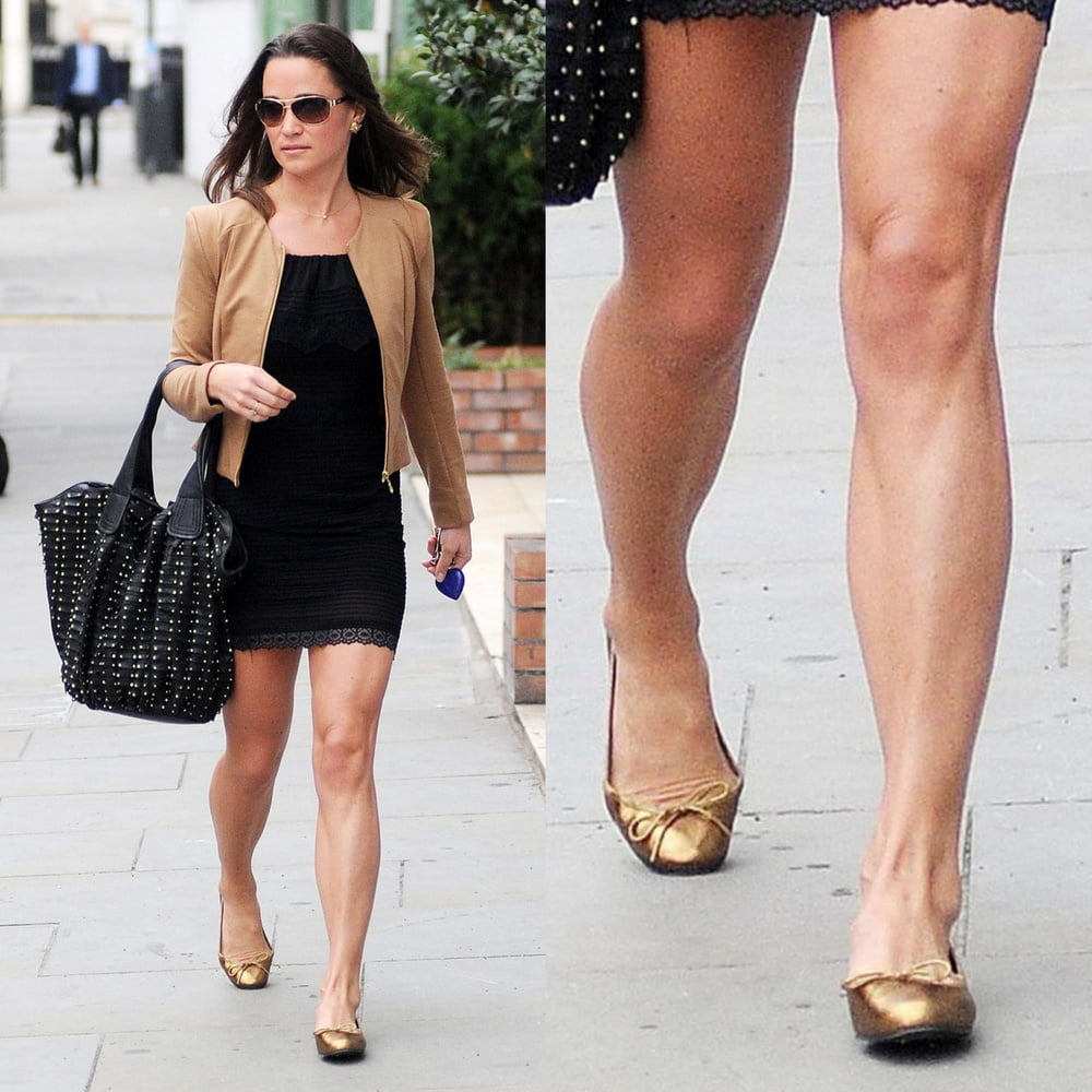 Les pieds de la jambe sexy et les talons hauts de Pippa Middleton
 #97902703