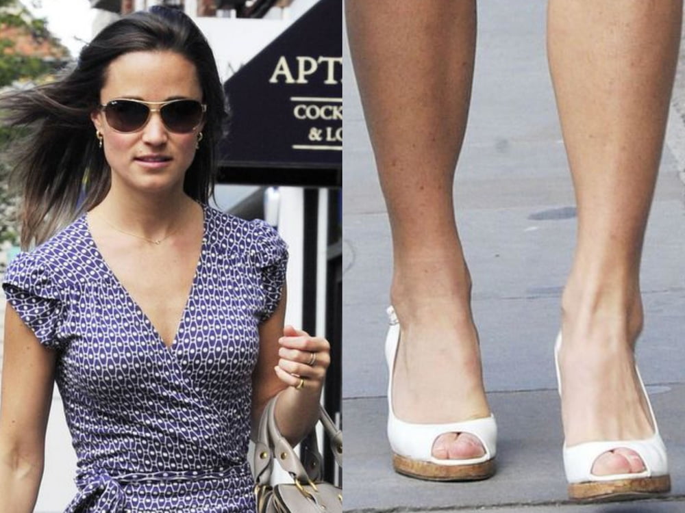 Les pieds de la jambe sexy et les talons hauts de Pippa Middleton
 #97902777