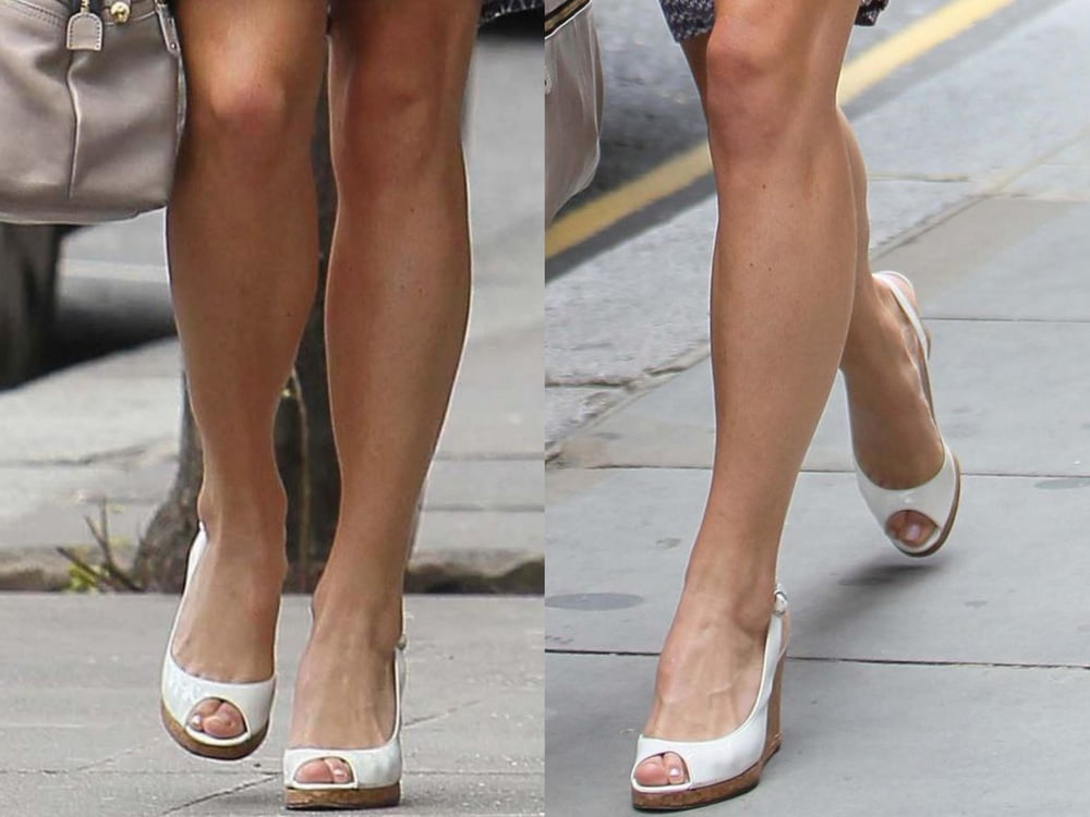 Les pieds de la jambe sexy et les talons hauts de Pippa Middleton
 #97902813