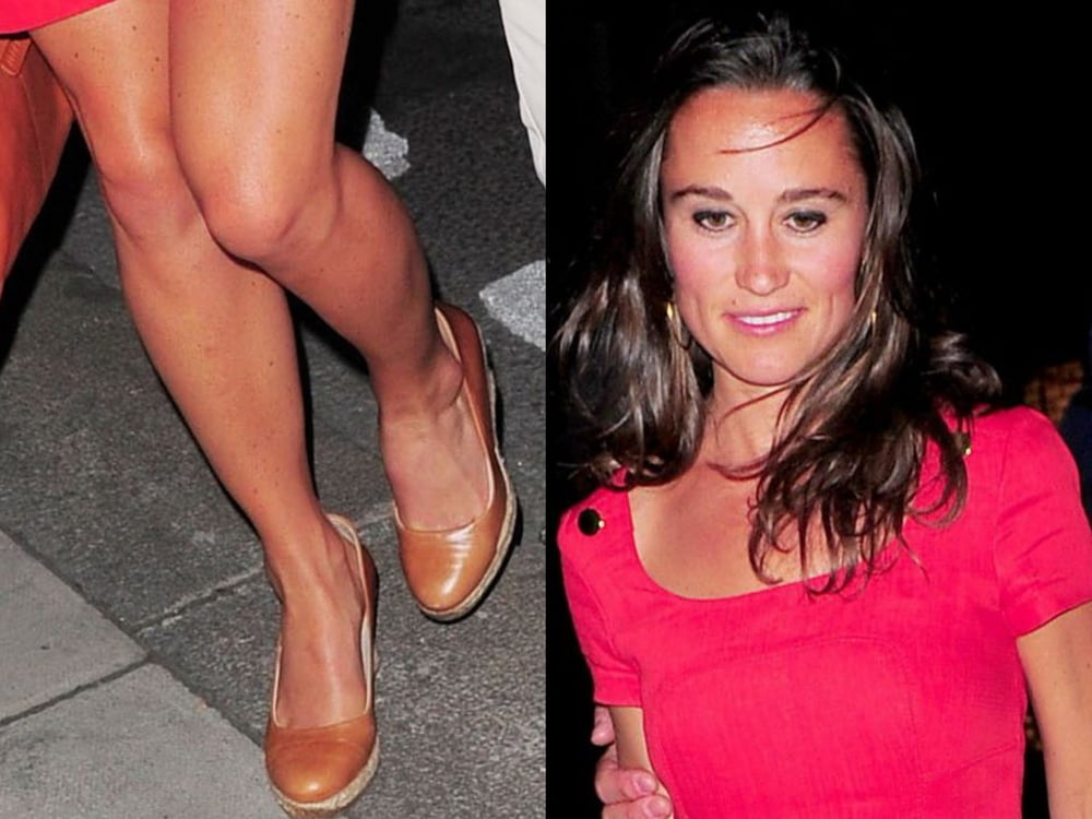 Les pieds de la jambe sexy et les talons hauts de Pippa Middleton
 #97903046