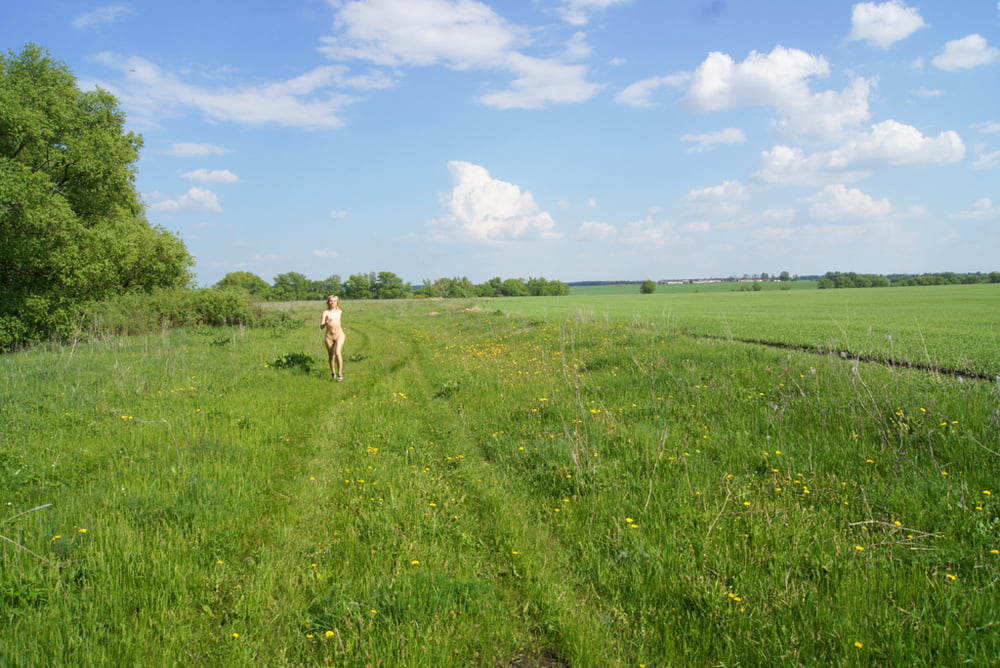 Strip the whore in the field #81697083