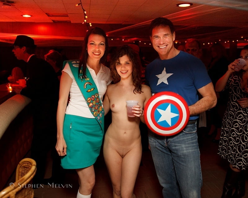 Alexis Talya Halloween Nude Costume Party #91598300