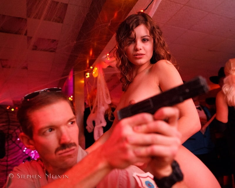 Alexis talya halloween nude costume party
 #91598318