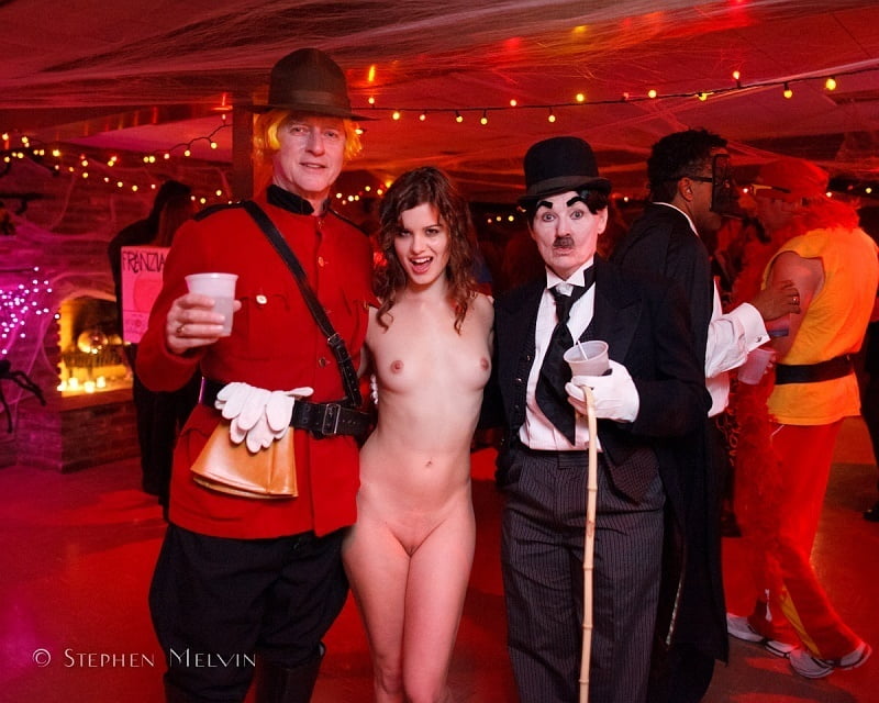 Alexis Talya Halloween Nude Costume Party #91598321