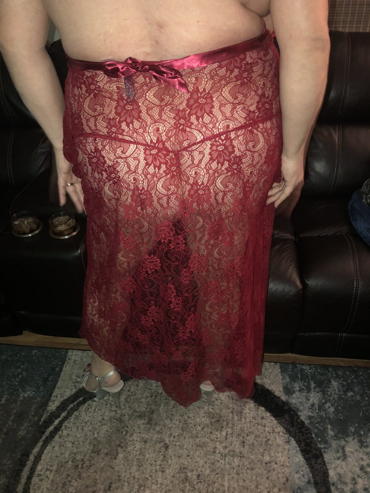 BBW wife in red #81180640