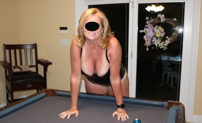 more sexy ladies at the playin pool table #92789464