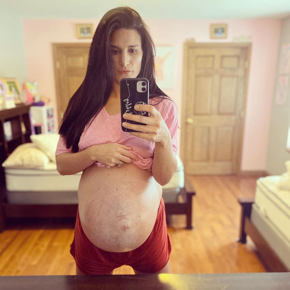 Hot mom Ashley with a huge twinbelly #100492111