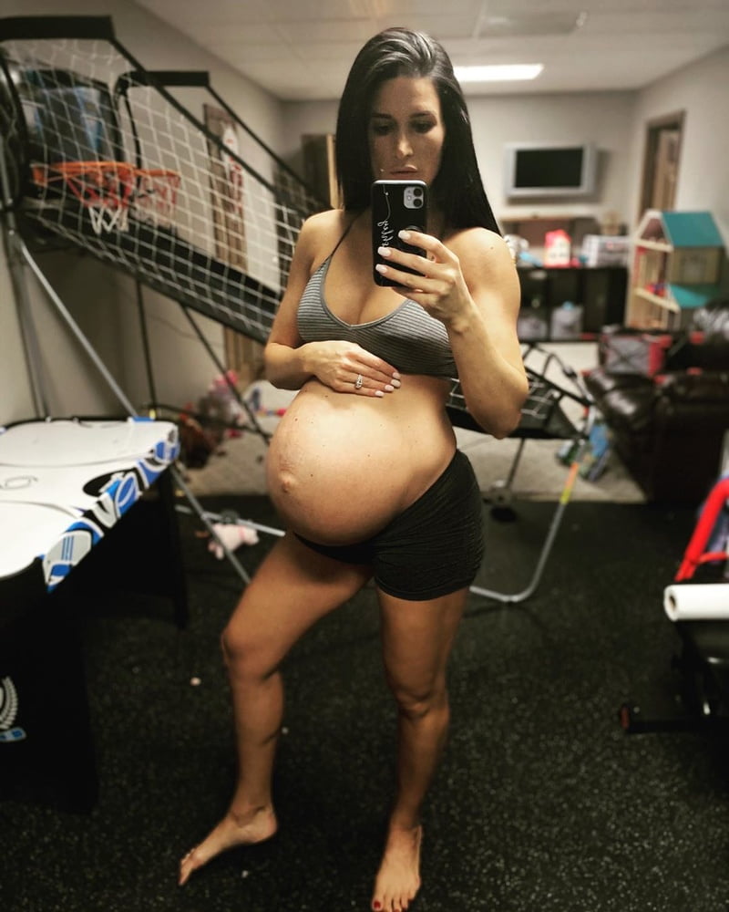 Hot mom Ashley with a huge twinbelly #100492135