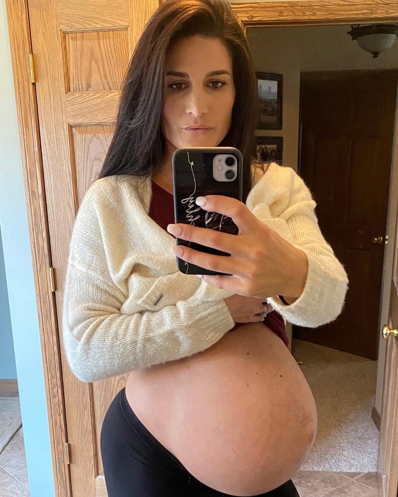 Hot mom Ashley with a huge twinbelly #100492141