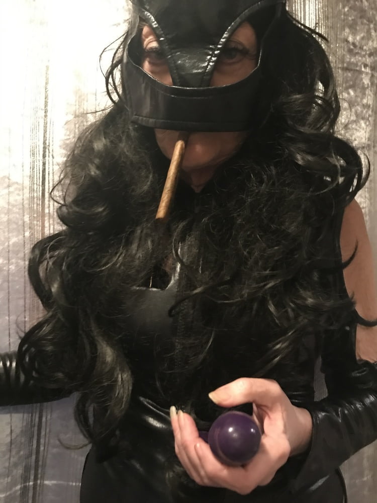 Smoking pvc mistress cigar catsuit cum slut
 #105465005