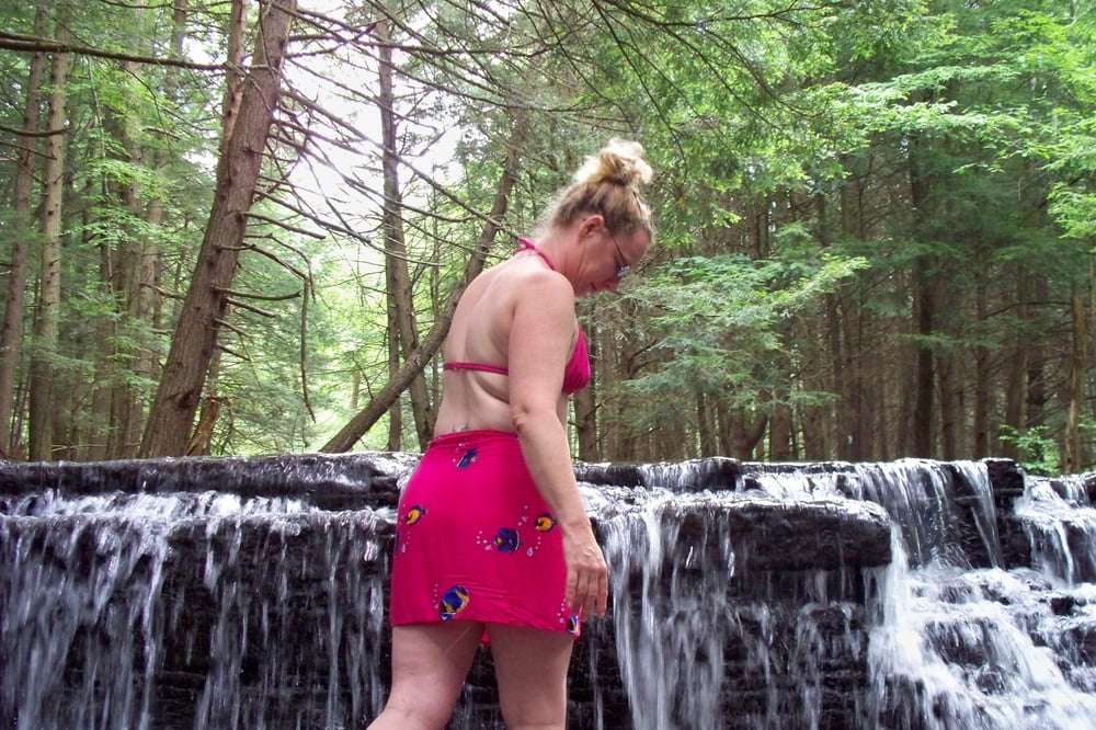 Got caught naked at a waterfall #98993462