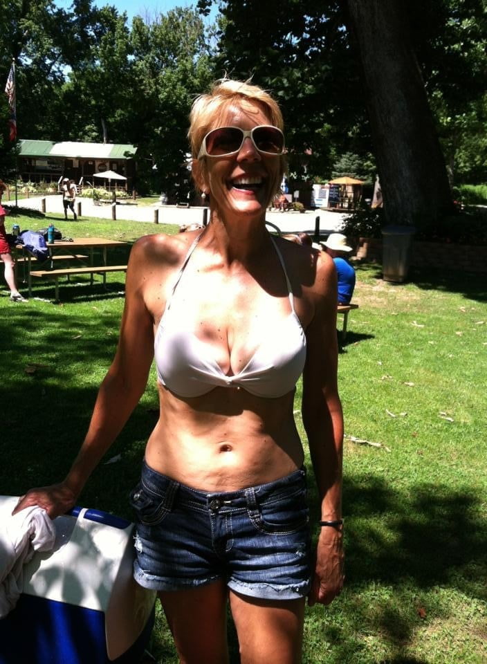 Fit grandma with nice boobs #91312394