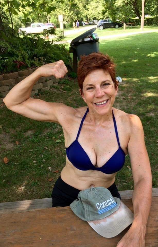 Fit grandma with nice boobs #91312707