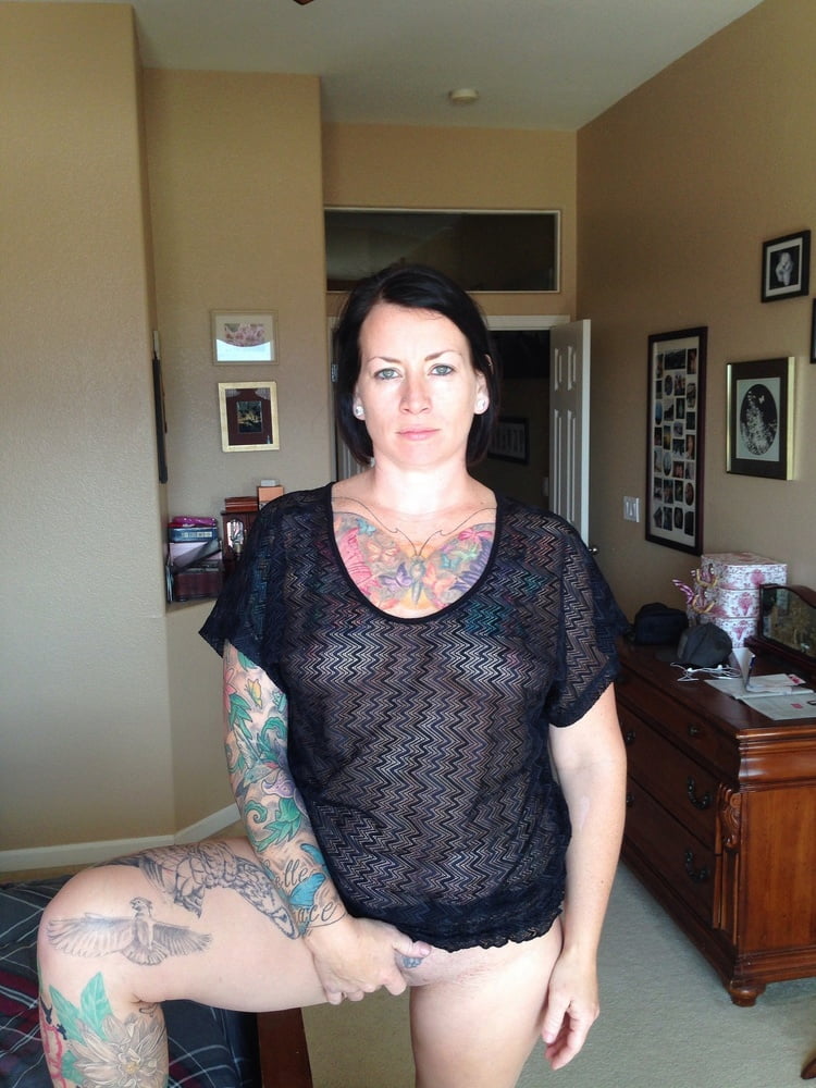 Sexy tattoed MILF #81352837
