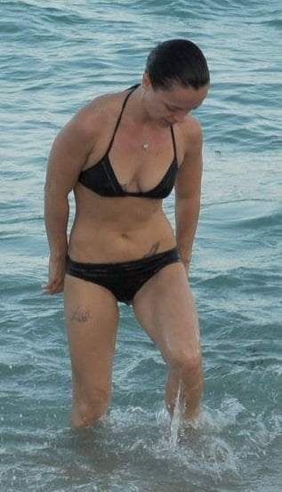 Christina Ricci juicy ass and big tits in bikini #99802254