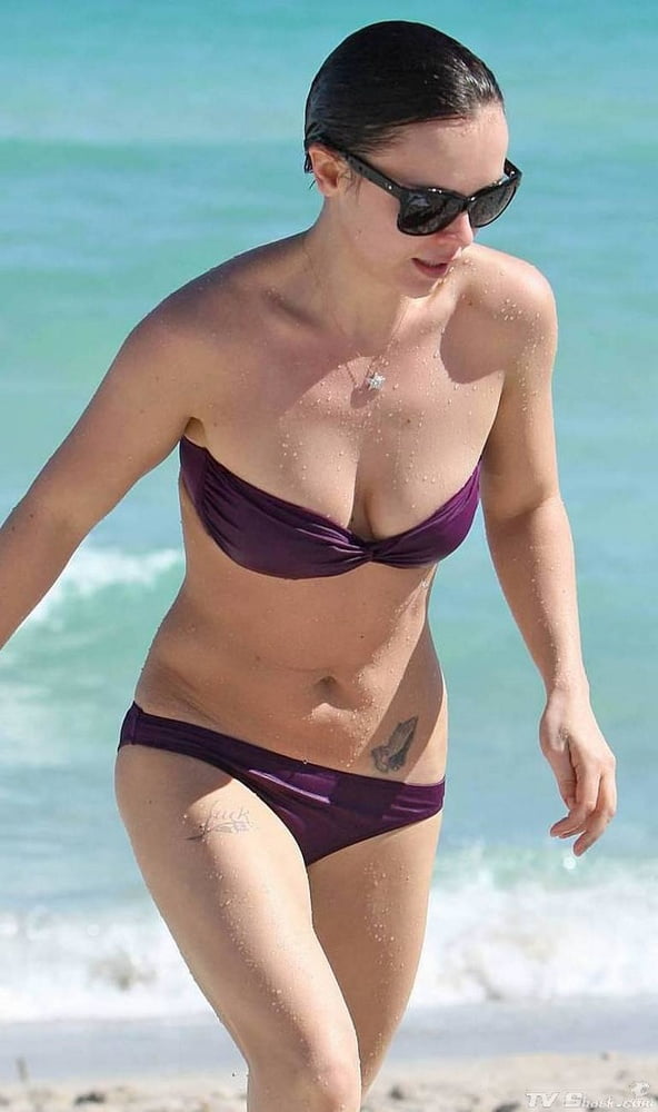 Christina Ricci juicy ass and big tits in bikini #99802276