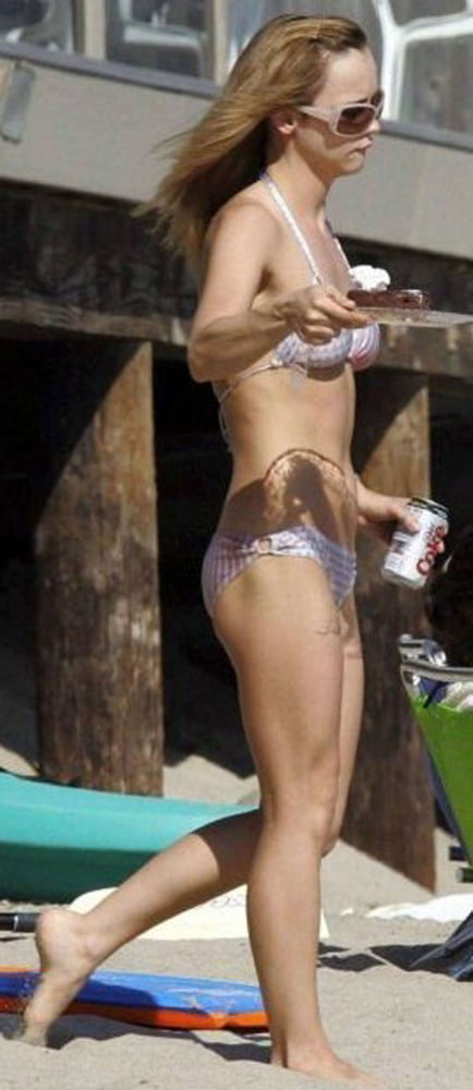 Christina Ricci juicy ass and big tits in bikini #99802343