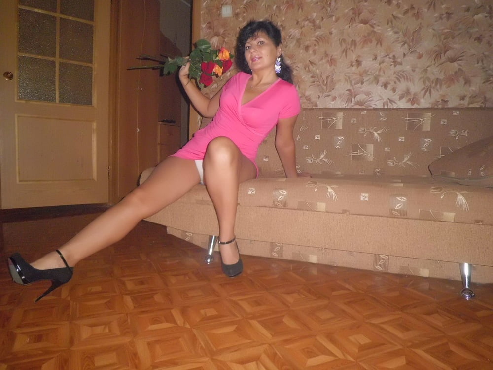 Vintage Russian amateur Ksenia in stockings &amp; bikini #98894296