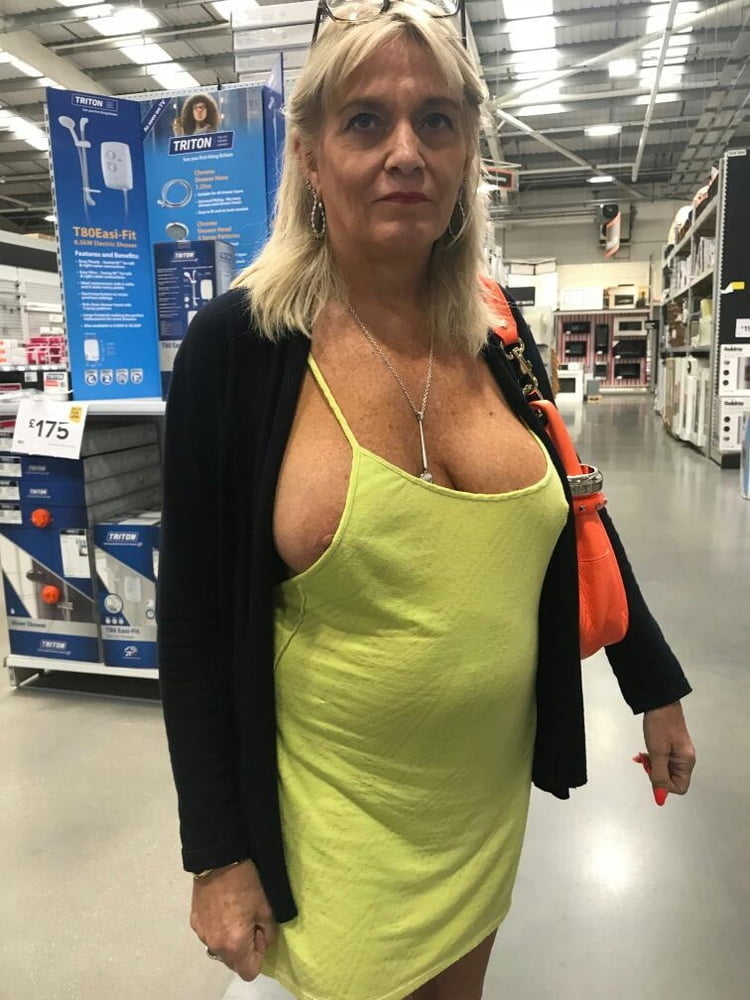 Mature nipples see through clothes in public #91949039