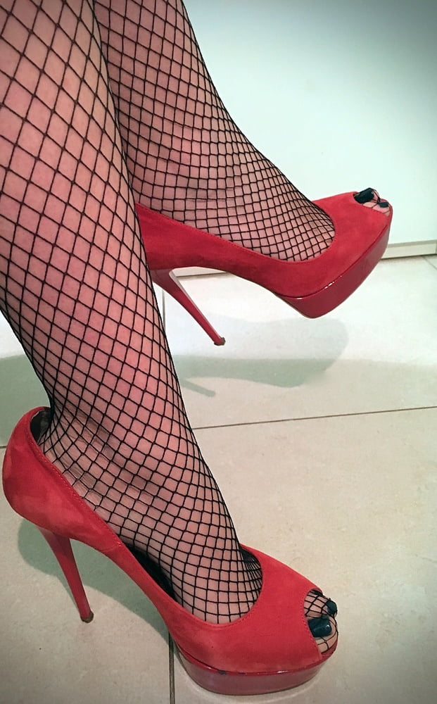 Giada sexy heels and nylon feet #106741053