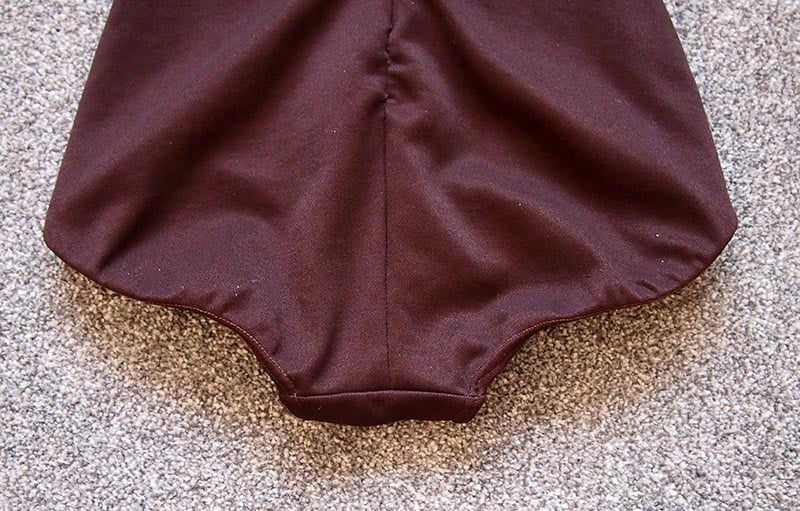 1977 keynote brown fitted swimsuit #101914517