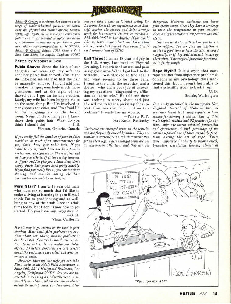 Revista Hustler (mayo 1982)
 #93357784