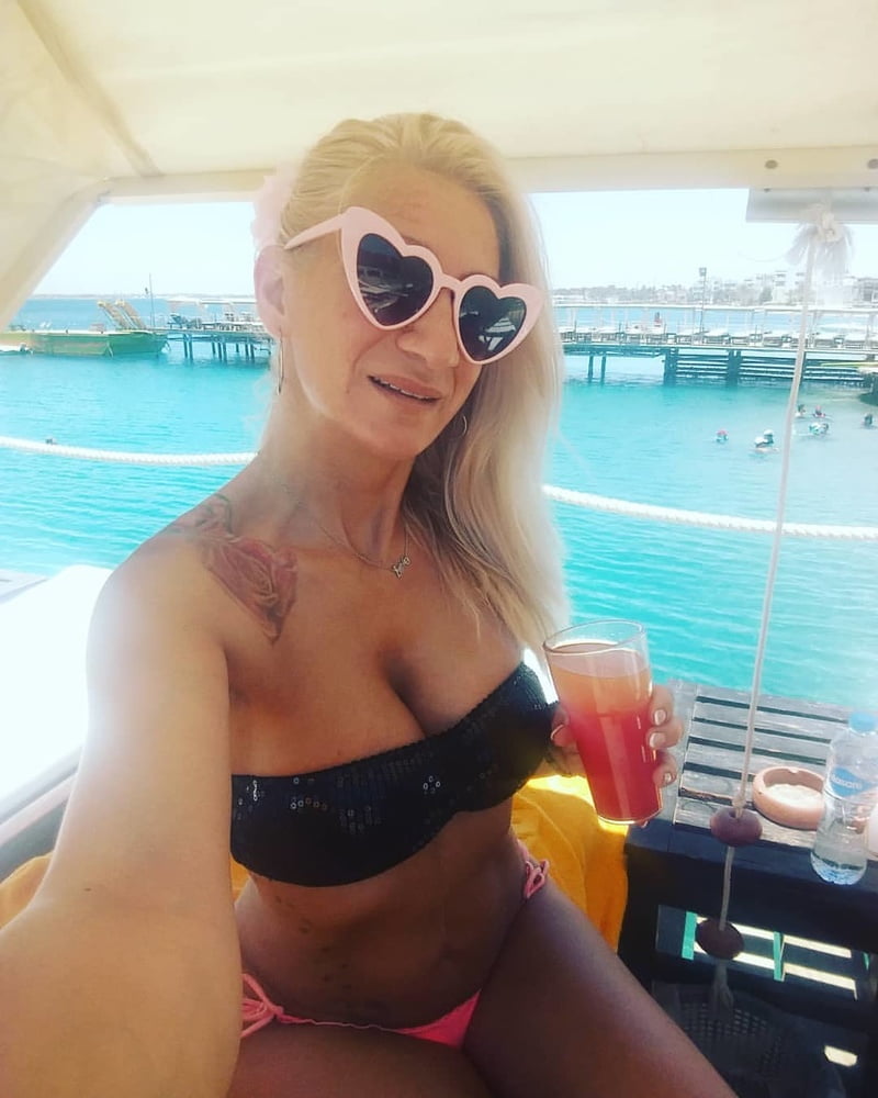 Serbian hot whore blonde milf big natural tits Ana Ciric #106074651