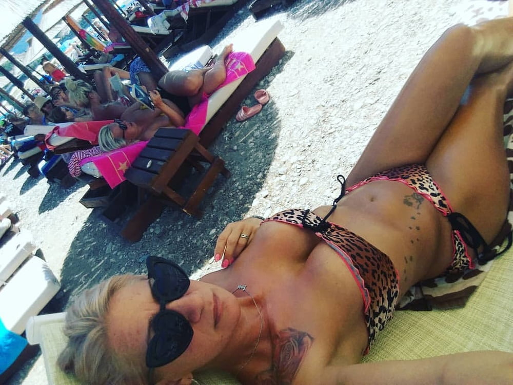 Serbian hot whore blonde milf big natural tits Ana Ciric #106074659