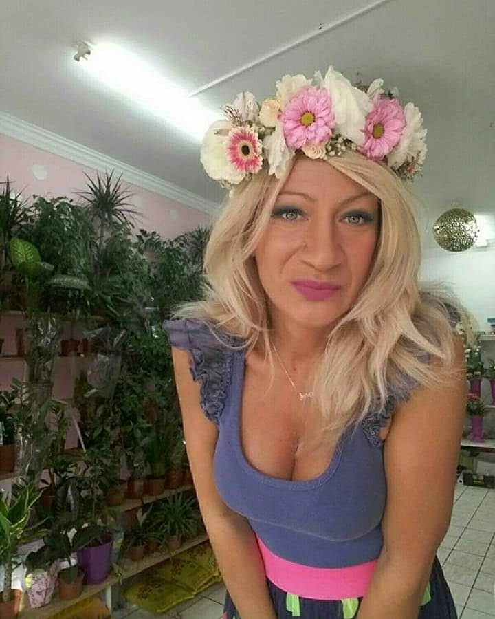 Serbian hot whore blonde milf big natural tits Ana Ciric #106074688