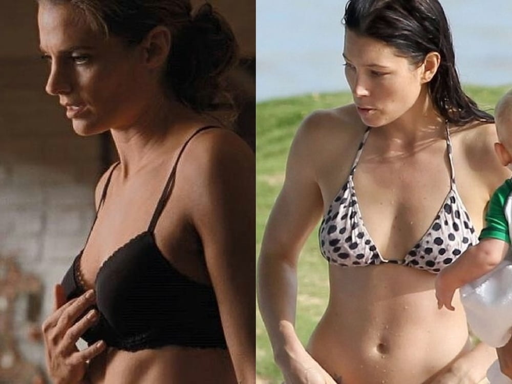 Which one would you fuck Stana Katic or Jessica Biel #104705514